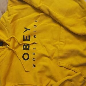 Obey Bright Yellow Hoodie